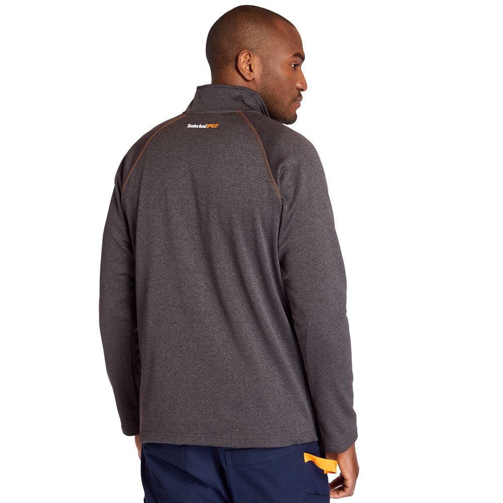Sudadera Timberland Hombre Pro® Understory Quarter-Zip Fleece Gris Oscuro - Chile TDL-243651